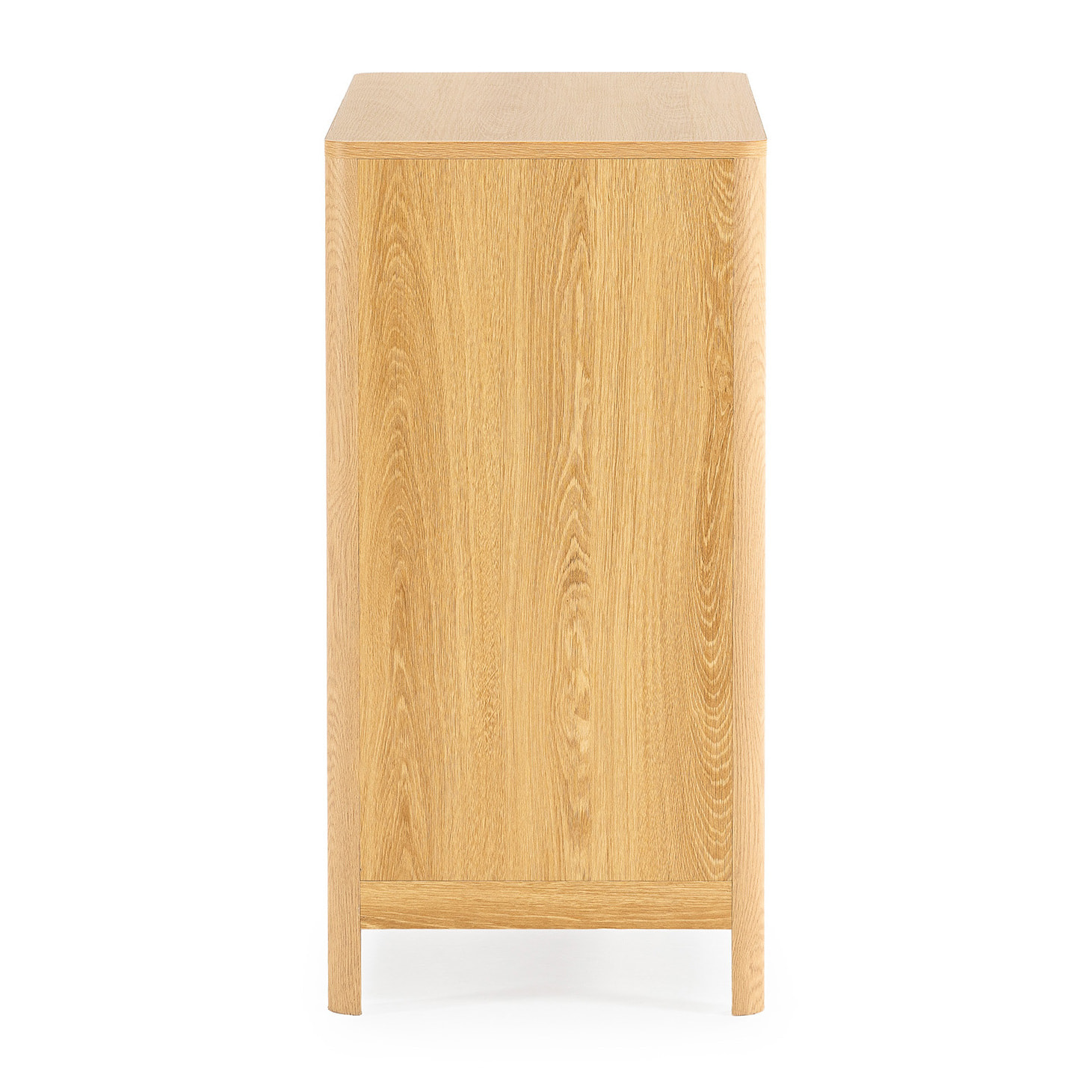 Cómoda de noche Nassau 3 cajones efecto Roble