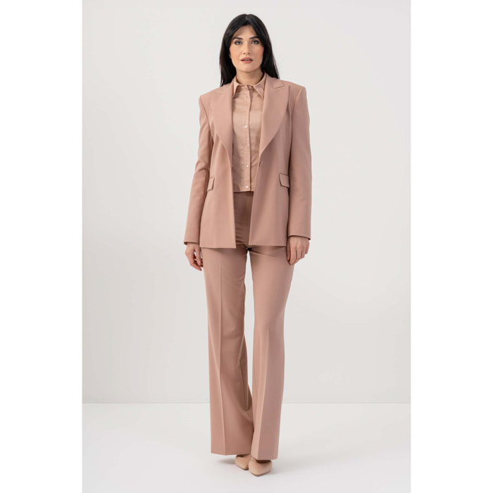 Kocca - Camicia taglio cropped Donna, Tinta unita