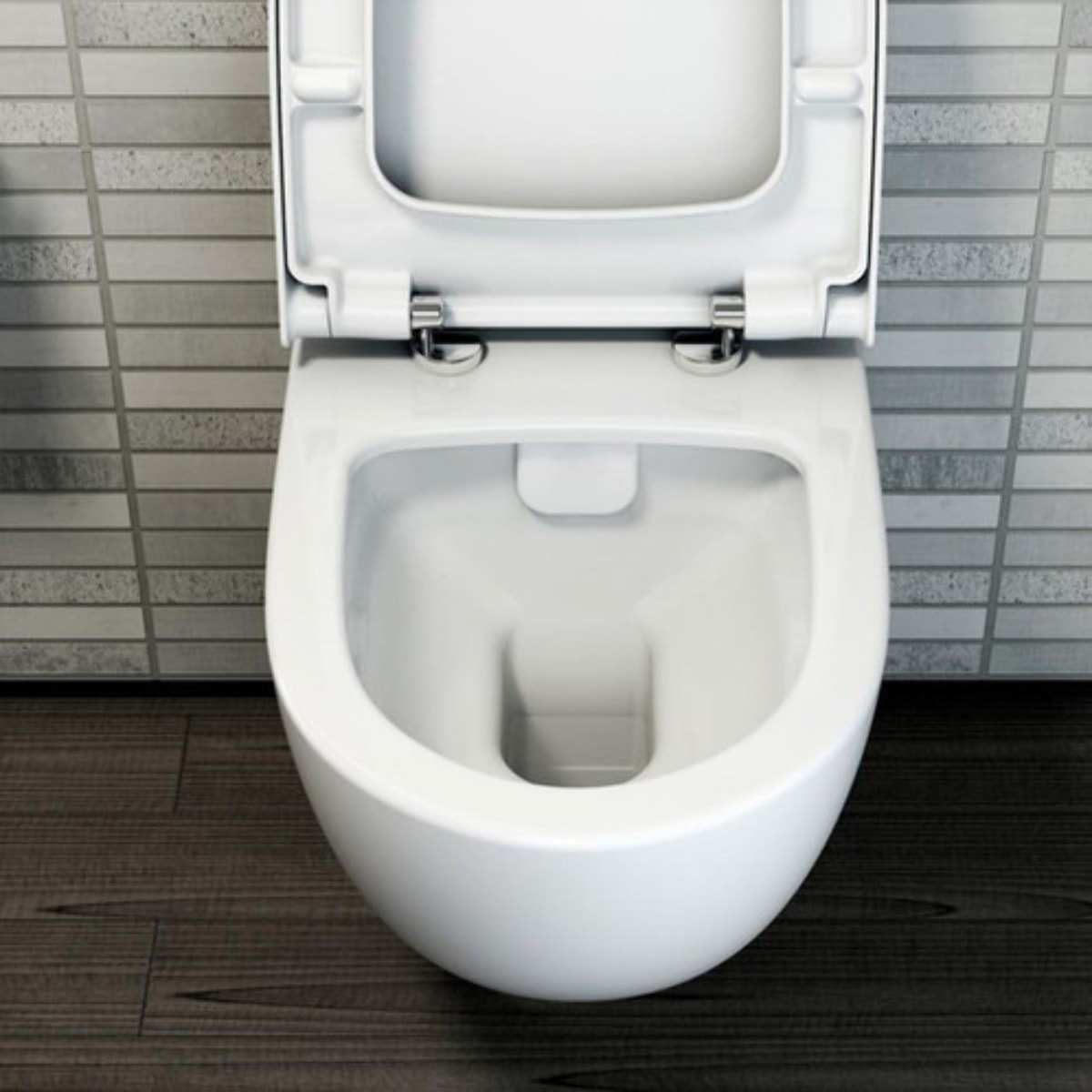 SENTO Cuvette RIM-EX (sans bride) et abattant ultra-fin avec frein de chute (7748B003-0075 + 120-003R009-lm)