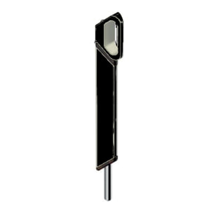 Verrou en applique 300 mm ALMA - Ral 9005 Noir - 240-300-9005