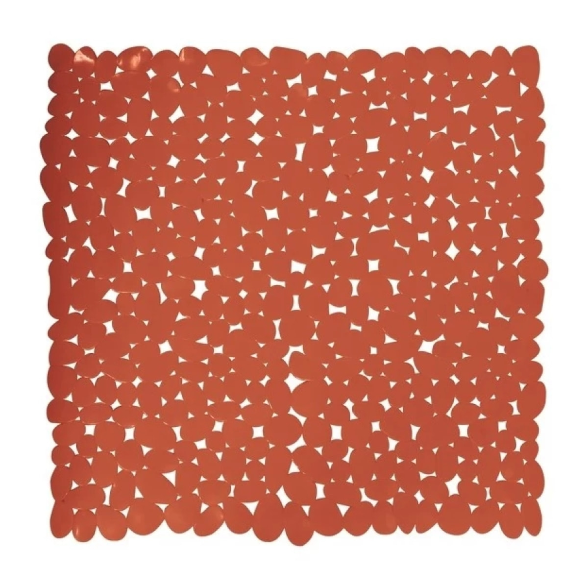 Tapis antidérapant fond de douche PVC 53x53cm Terracotta MSV