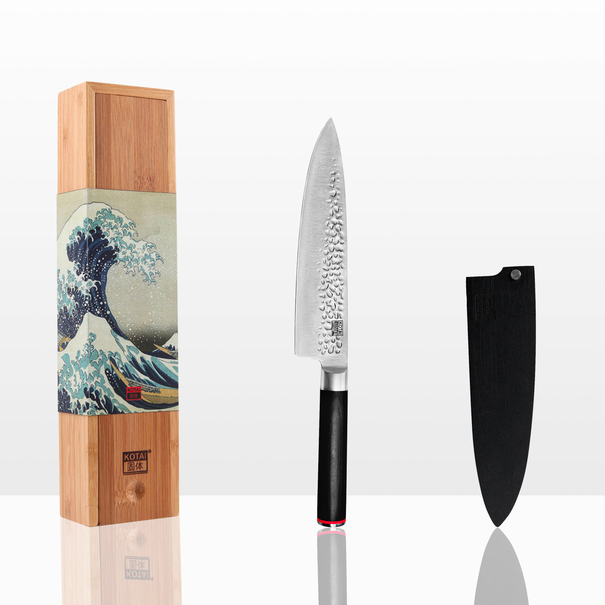 Couteau de Chef Gyuto | Lame 200 mm | Acier Inoxydable | Lame Japonaise 440C