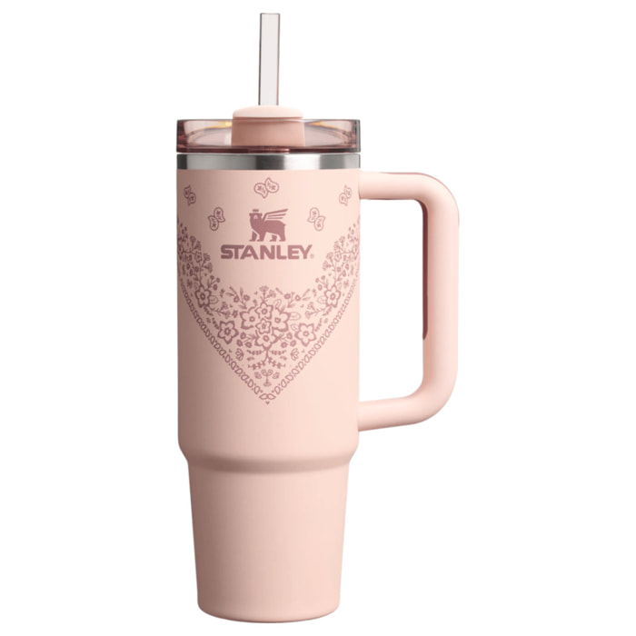 Borraccia Termica Con Cannuccia - 0,89L - QUENCHER® H2.O FLOWSTATE™ TUMBLER - Conch Floral