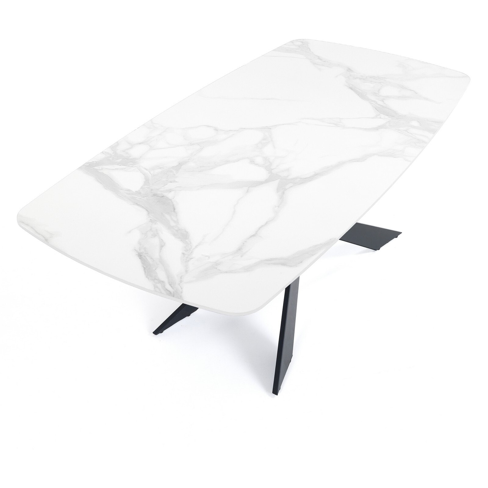 Oresteluchetta tavolo PULSE WHITE MARBLE