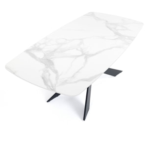 Oresteluchetta tavolo PULSE WHITE MARBLE