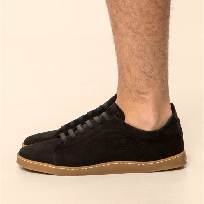 Zapatos N5910L NOBUCK LAVADO BLACK/ ORIGEN color Black