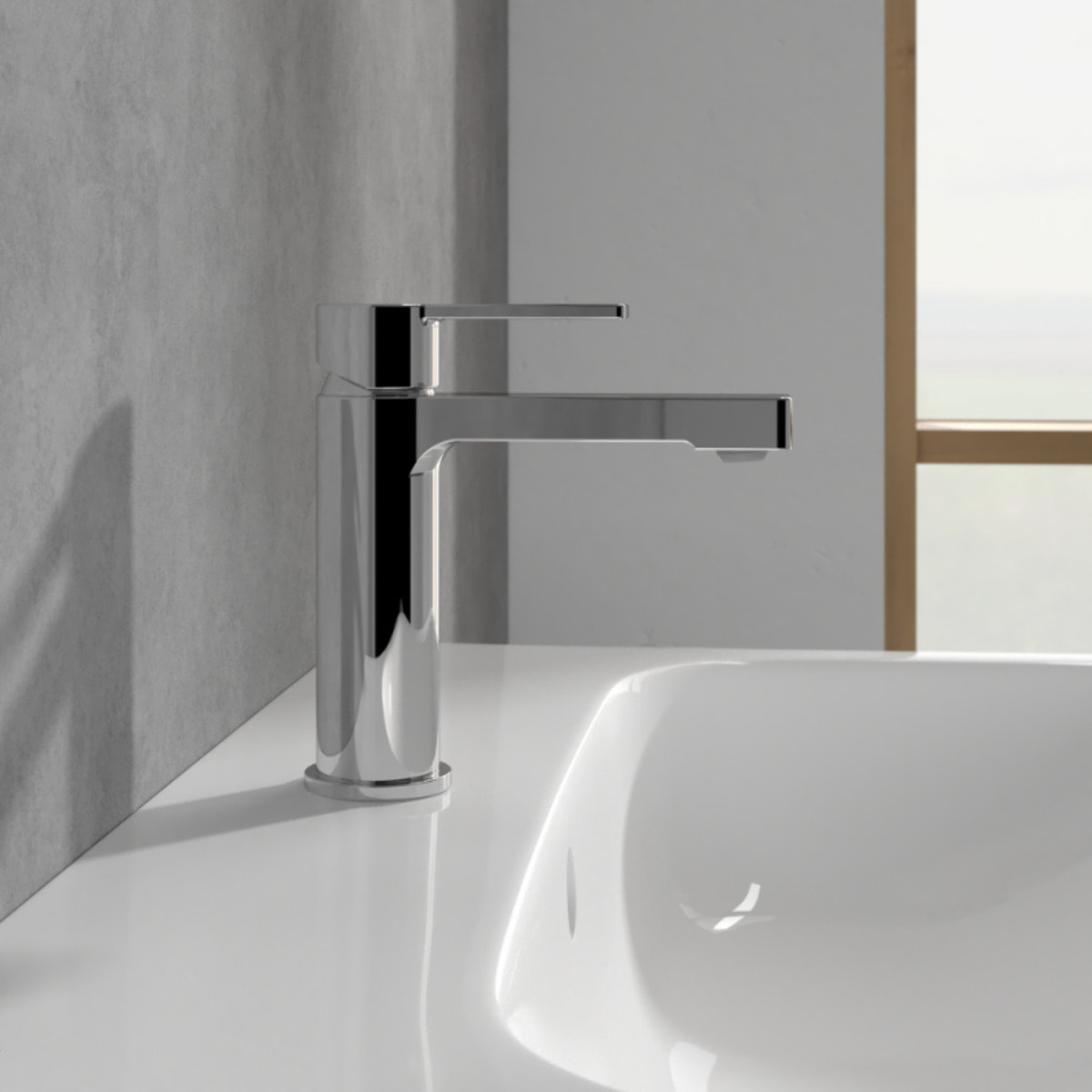 Mitigeur lavabo monocommande VILLEROY & BOCH Architectura chromé