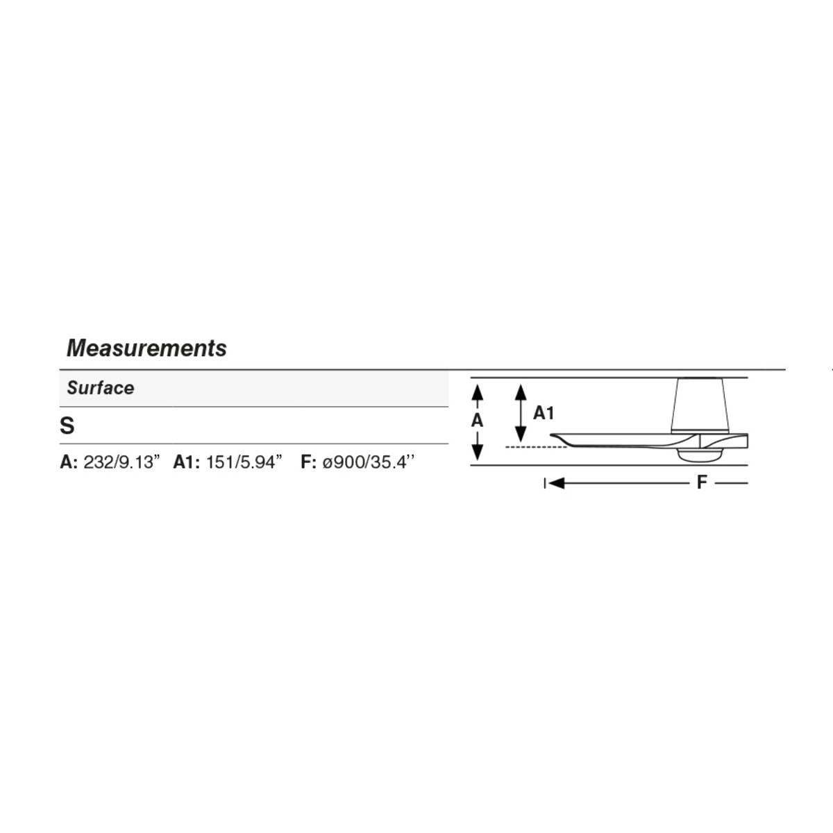 HEY TUB LED S Ventilador de techo negro/madera oscura DC