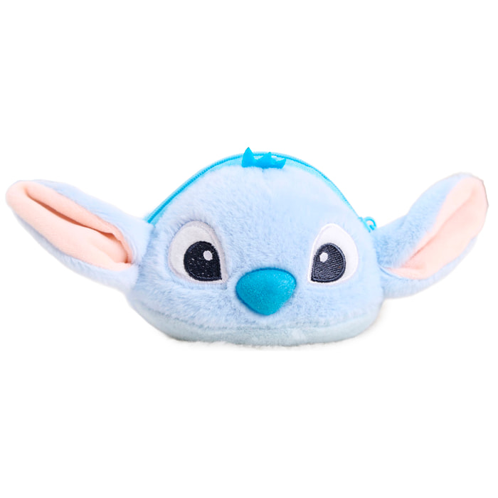 Monedero extrasuave. Diseño de monstruito azul. 10 cm.
