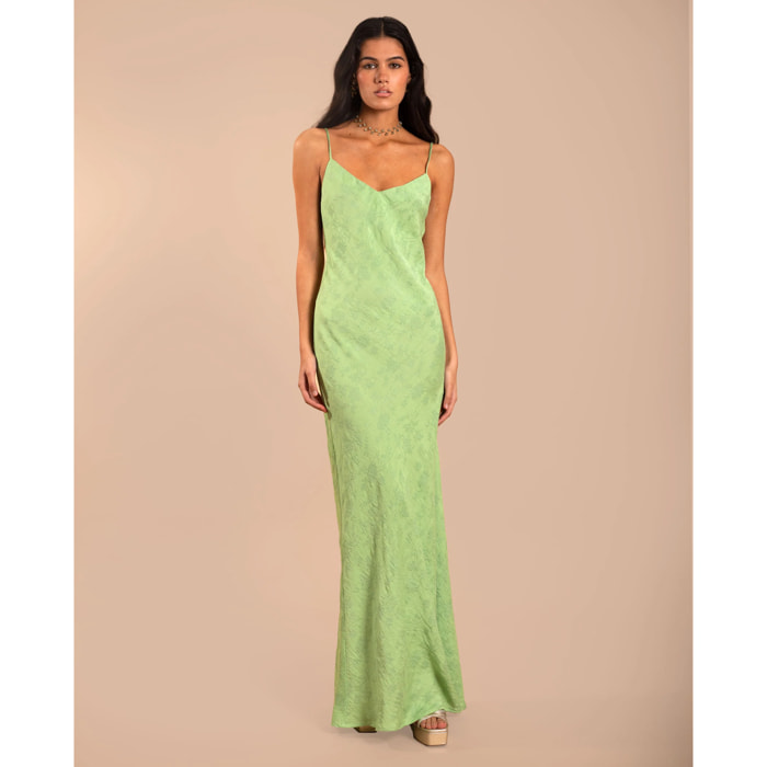 Vestido midi de tirantes