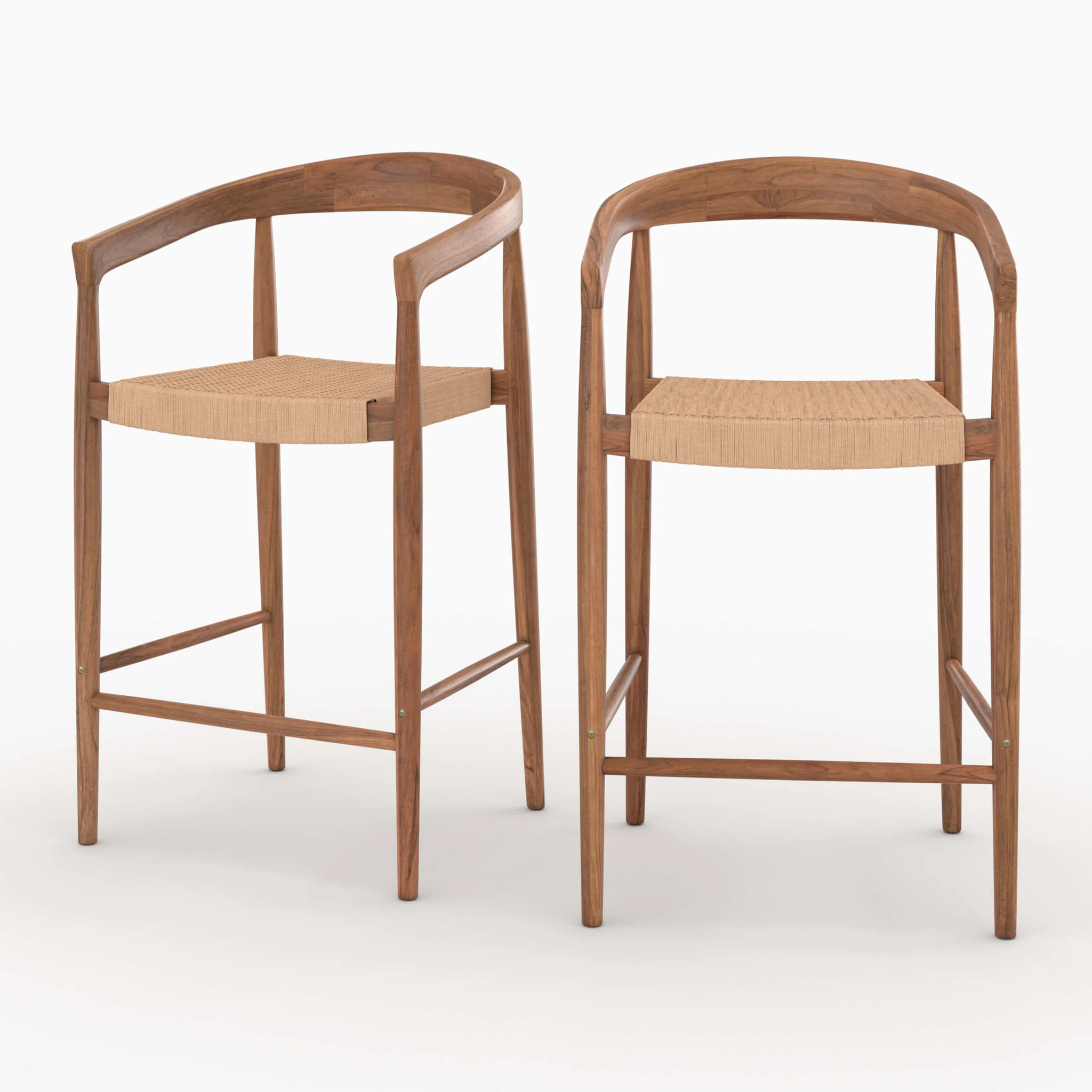 Lot de 2 chaises pour îlot central 65 cm - Bali