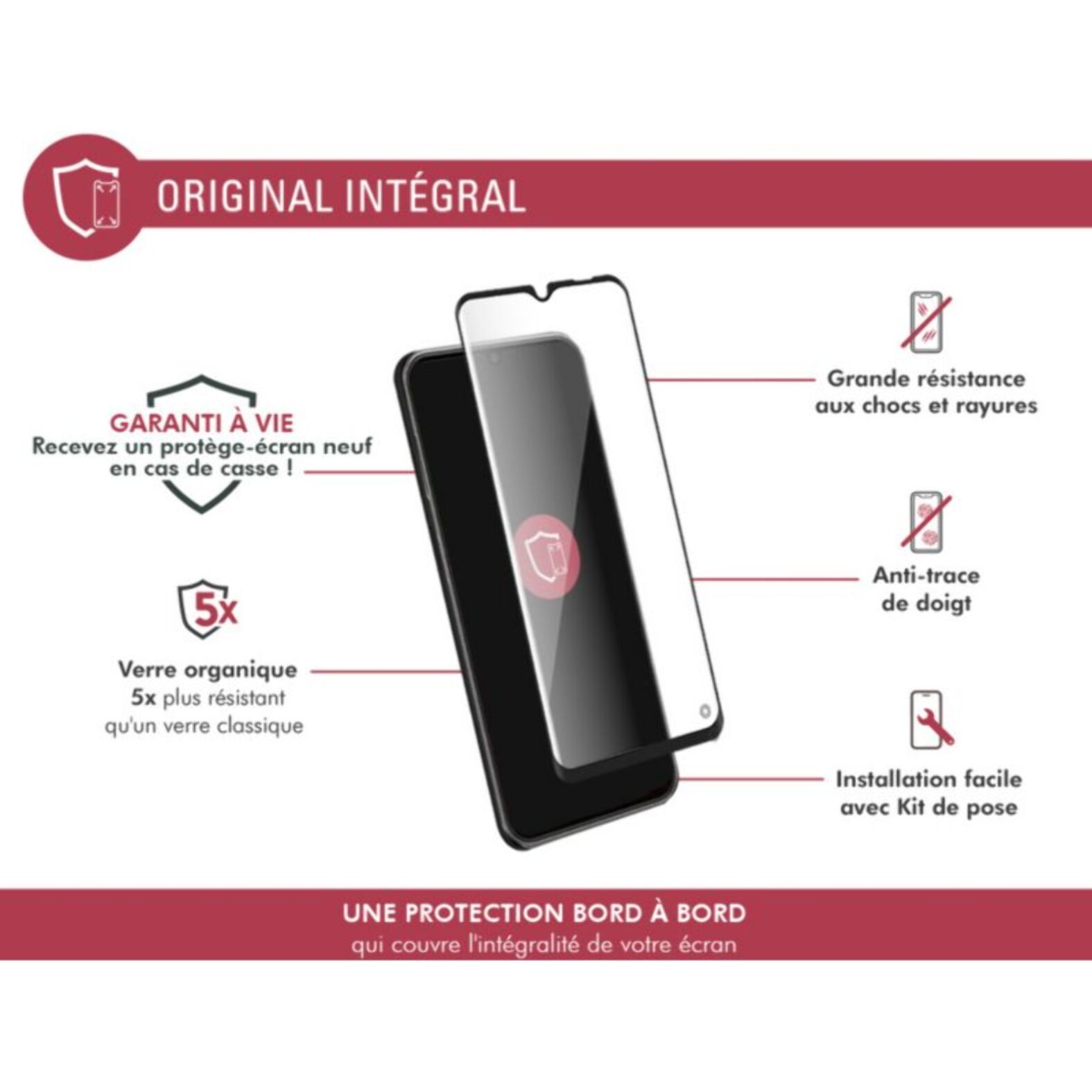 Protège écran FORCE GLASS Samsung A14 4G/5G