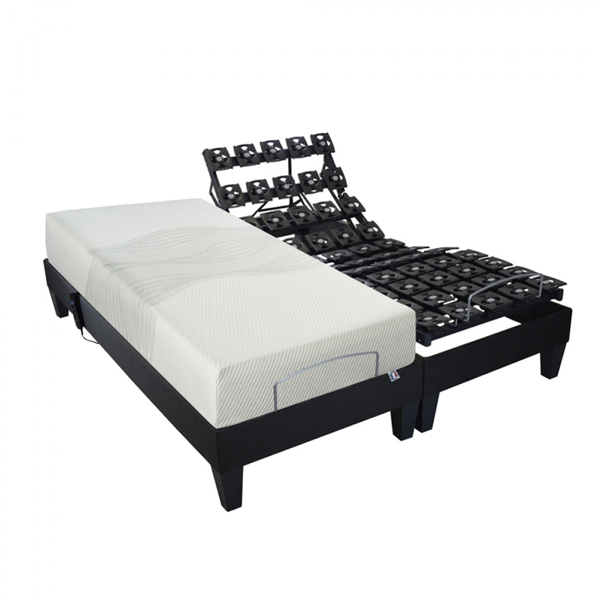 Ensemble Electrique Mondor | 2 Matelas + 2 Sommiers