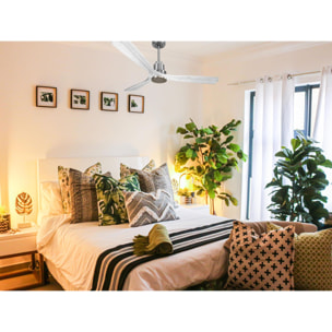 Ventilador de techo Wifi Motor DC Mando a Distancia Hypersilence Memoria MadeiraD166C0466982 PURLINE