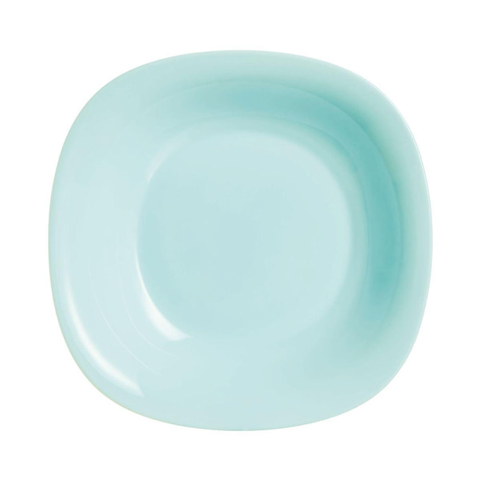 Assiette creuse turquoise 22,8 x 21,2 cm Carine - Luminarc