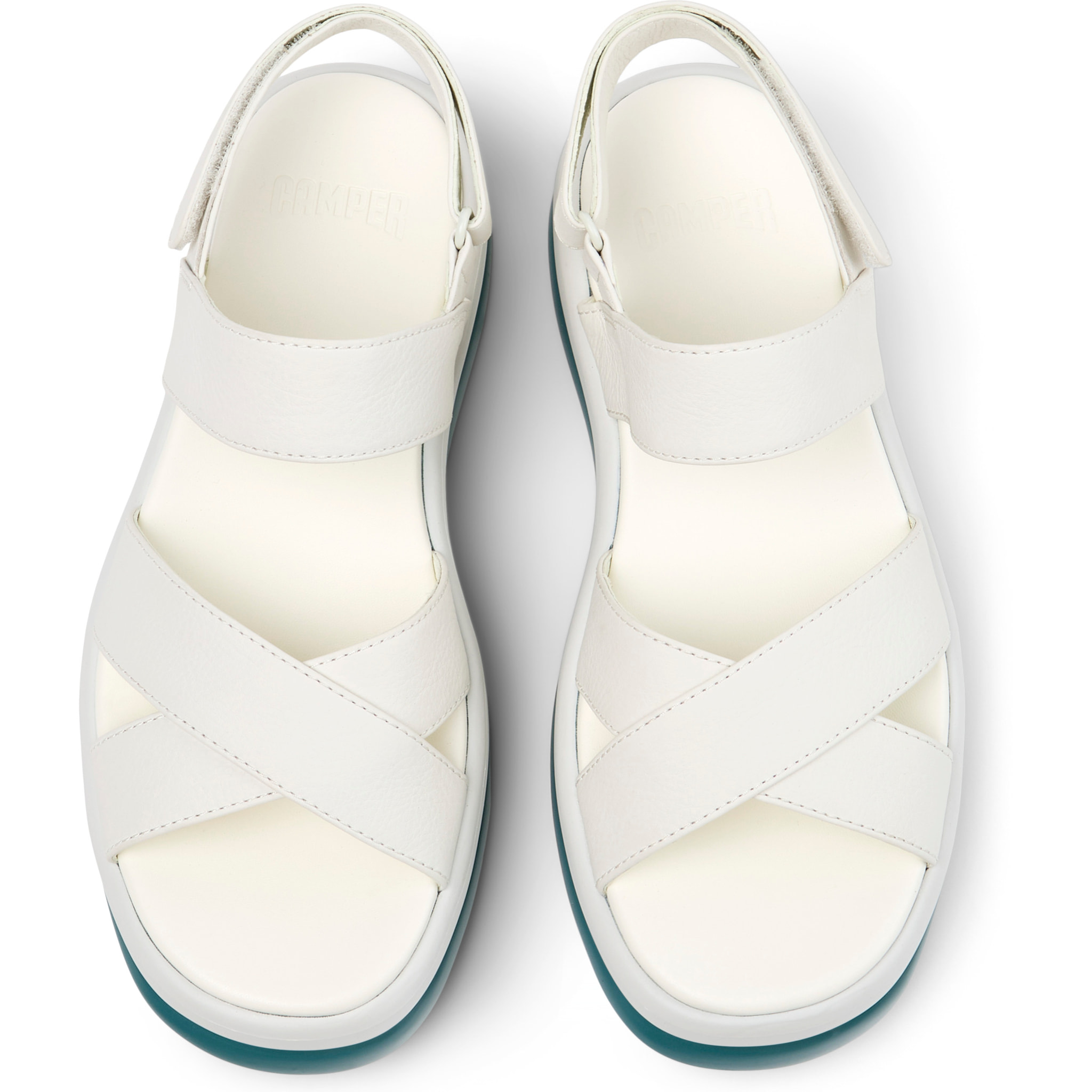Sandalias - CAMPER Pelotas Flota Up - Blanco - Cuero liso