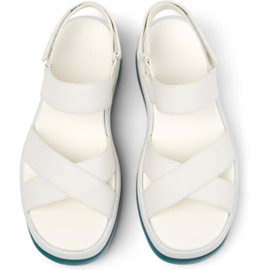 Sandalias - CAMPER Pelotas Flota Up - Blanco - Cuero liso