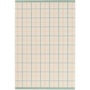 MANILA Alfombra geomÃ©trica de exterior-interior en tonos pastel, varias medidas disponibles.