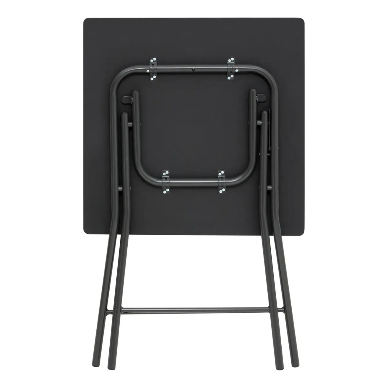 Table pliante 2 places noir
