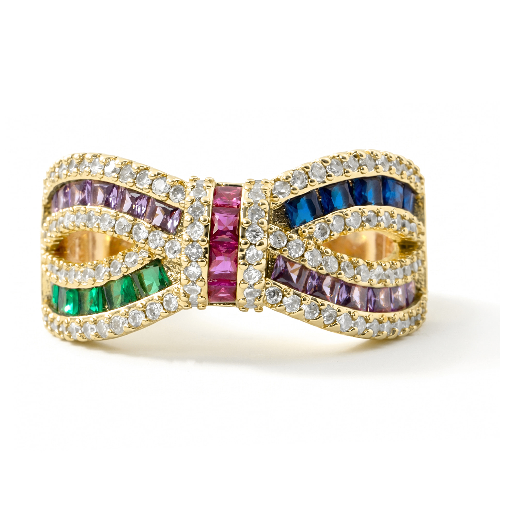 Anillo Alnis acabado oro amarillo 18k