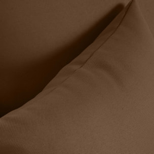 Regala - canapé d'angle réversible - 4 places - convertible avec coffre - en tissu - Marron