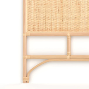 Tête de lit 140 cm en rotin naturel - Grace