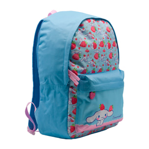 Zaino Americano Cinnamoroll adattabile al carrello. Schiena imbottita e compartimento per laptop.