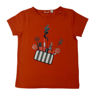 TSHIRT JERSEY ROSSO TROUSSE