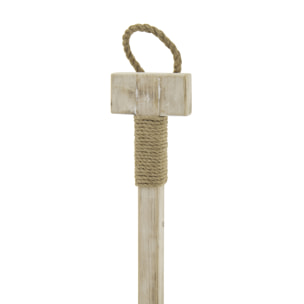 J-Line Pagaie décorative - corde/bois - naturel