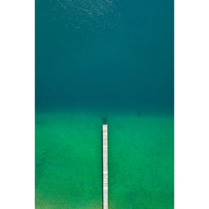 Tableau plage tropiques dans mon coeur Tableau alu Dibond