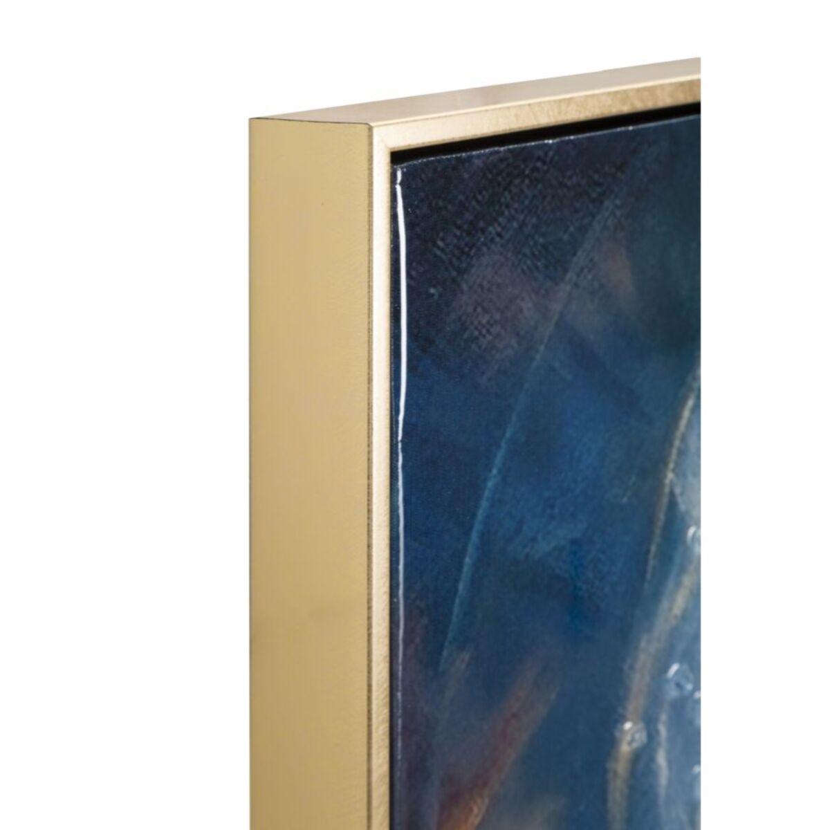 DIPINTO SU TELA LACCATO JESUS C/CORNICE CM 72X4X102