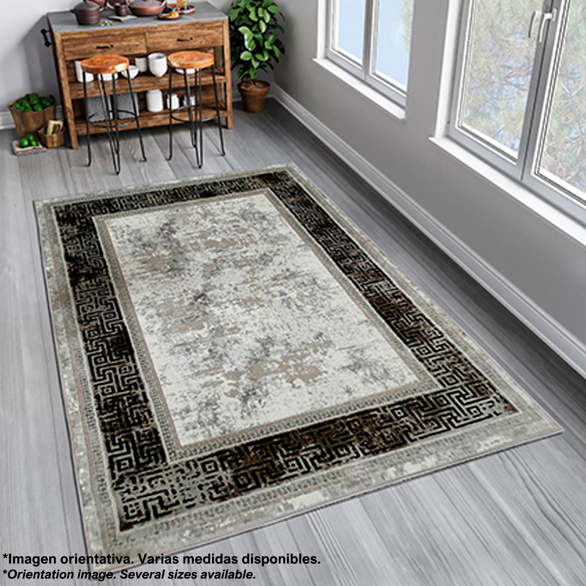 Alfombra de Poliester estampada 80 x 150cm