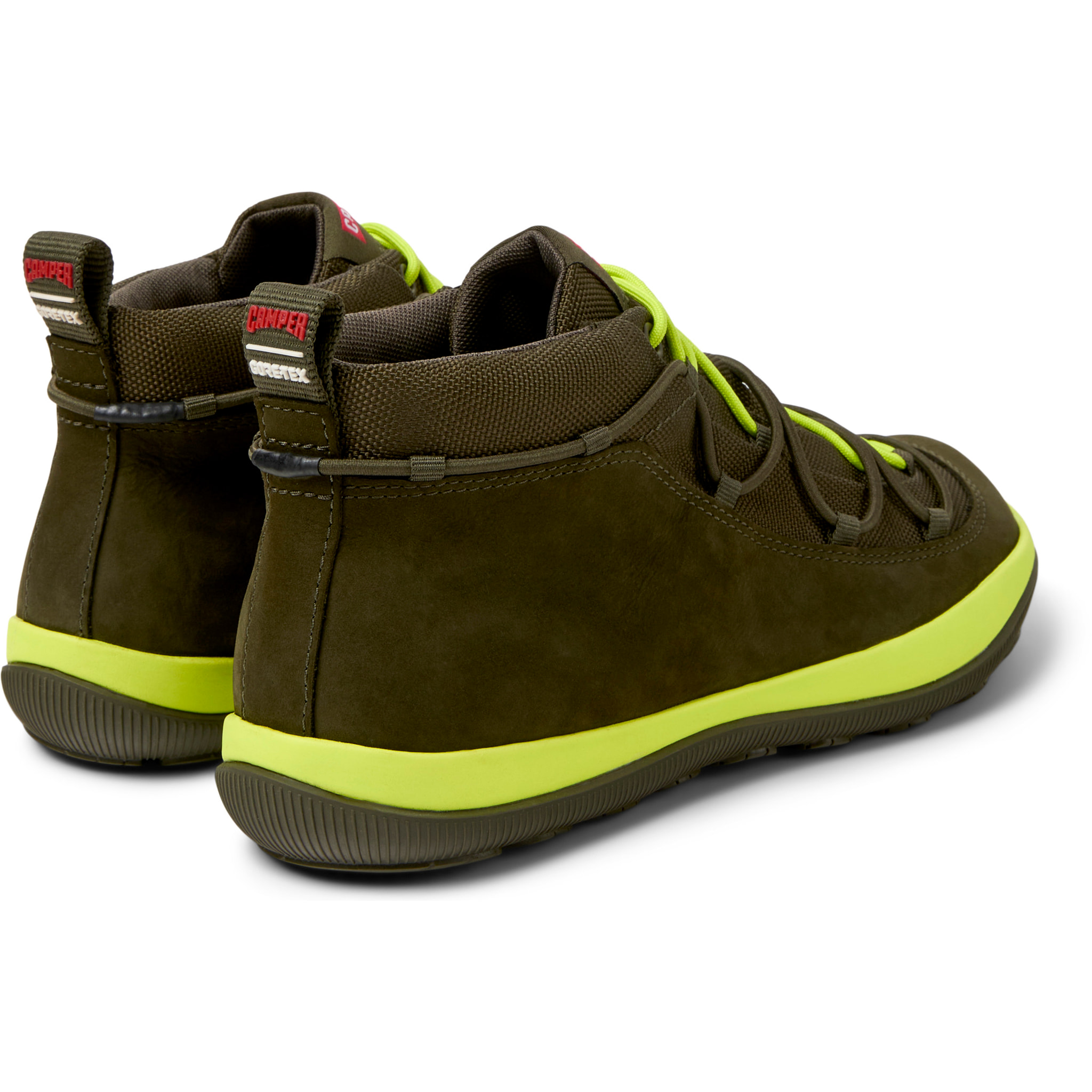 Botines - CAMPER Peu Pista GM - Verde - Textil tecnico