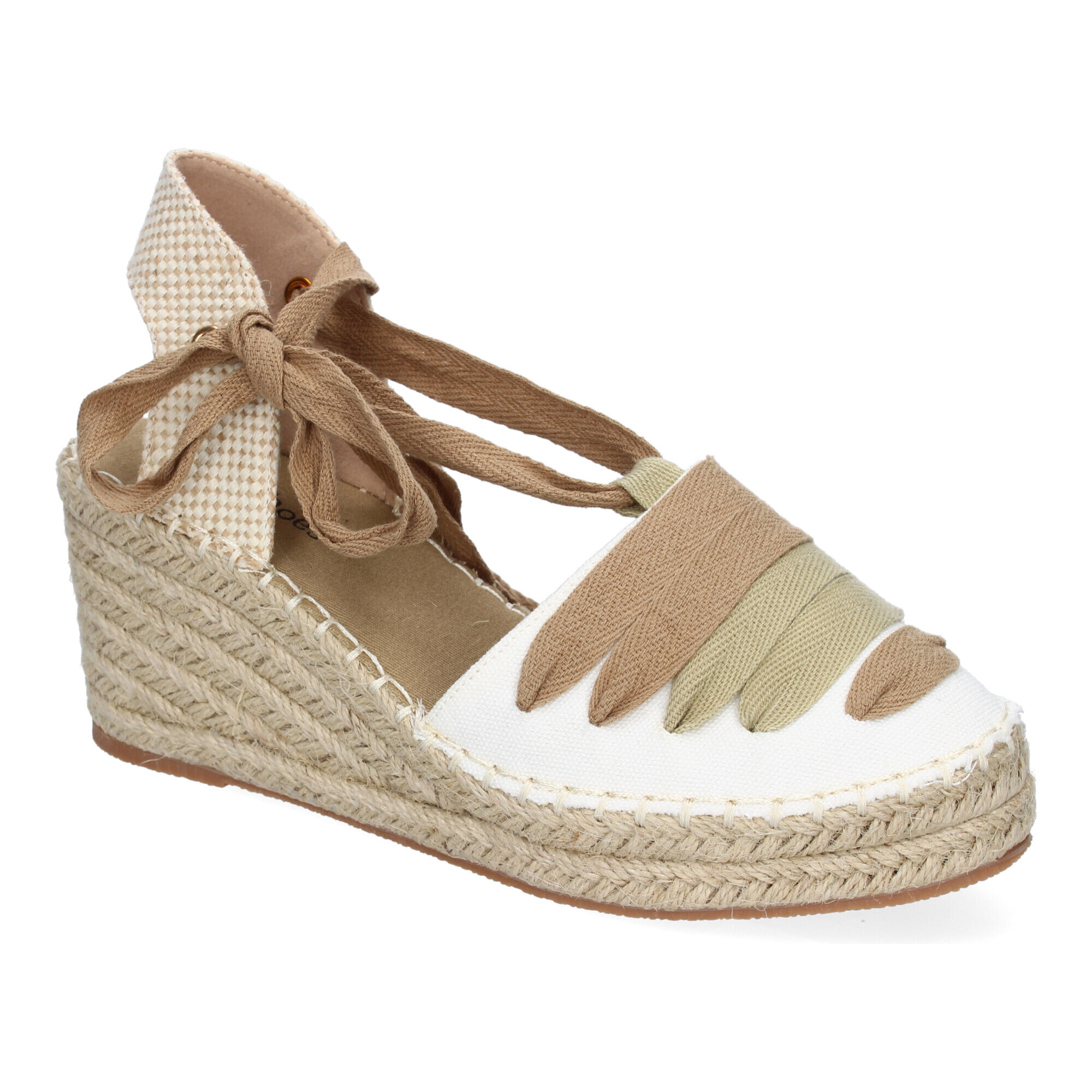 Sandalia de Mujer con Cuña de Yute, Diseño Moderno, Perfectas para PrimaveraVerano