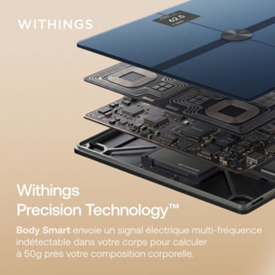 Pèse personne connecté WITHINGS Body Smart Noir