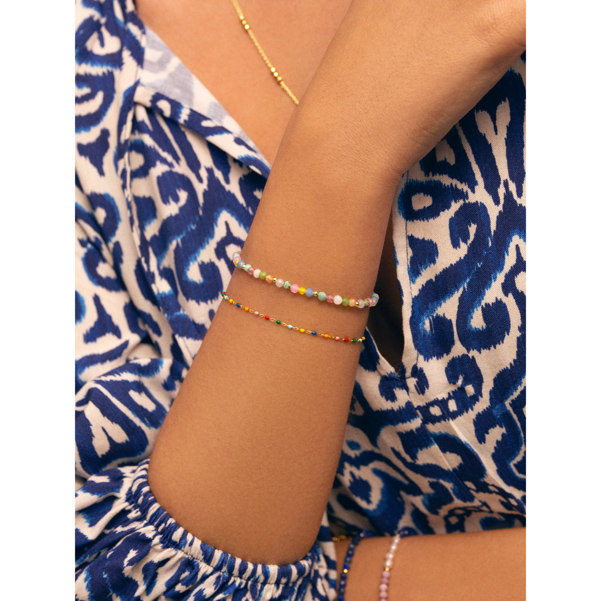 Bracciali Altea Colors  in Acciaio Placcato Oro