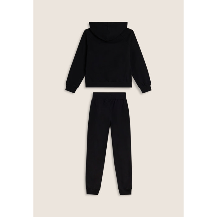 Tuta Bambina full zip con cappuccio e loghi FREDDY