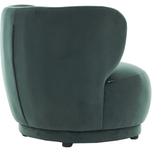 Fauteuil en velours - ESTER