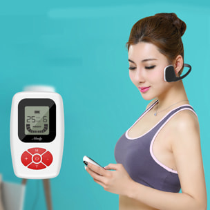 Dispositivo EMS de electroestimulación facial 105Y con mando a distancia. Efecto reafirmante, remodelador, suavizar signos edad.