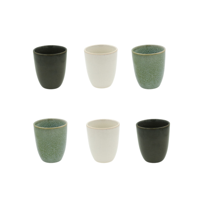 Lot de 6 tasses, MILA