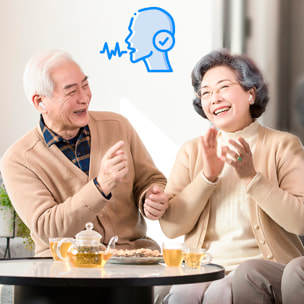 Cuffie ZTQ-FT011A bluetooth dual con sistema di assistenza uditiva per anziani.