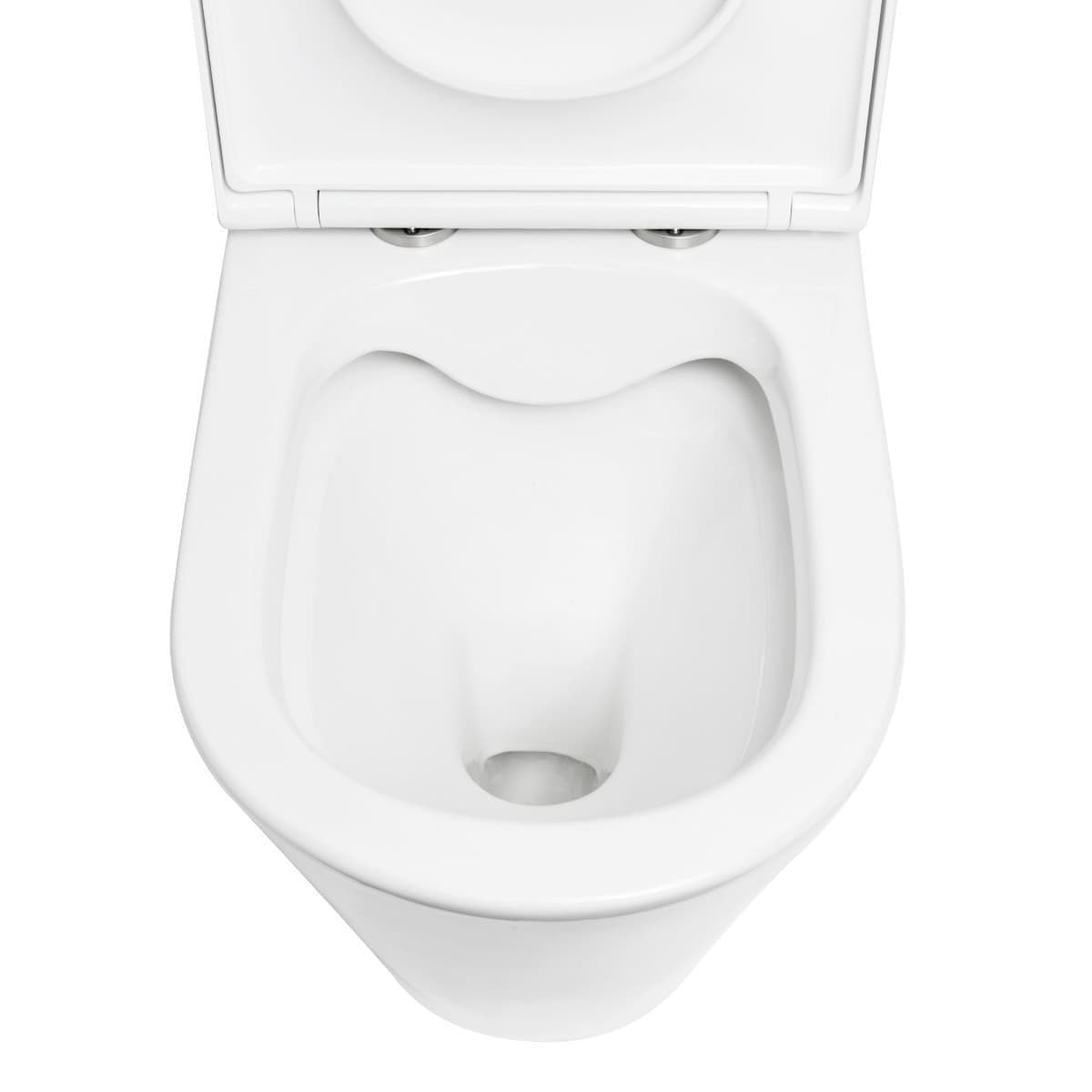 Brevis cuvette WC PMR à poser SEULE sans bride en céramique (réservoir non fourni), blanc (SATBRE32M)