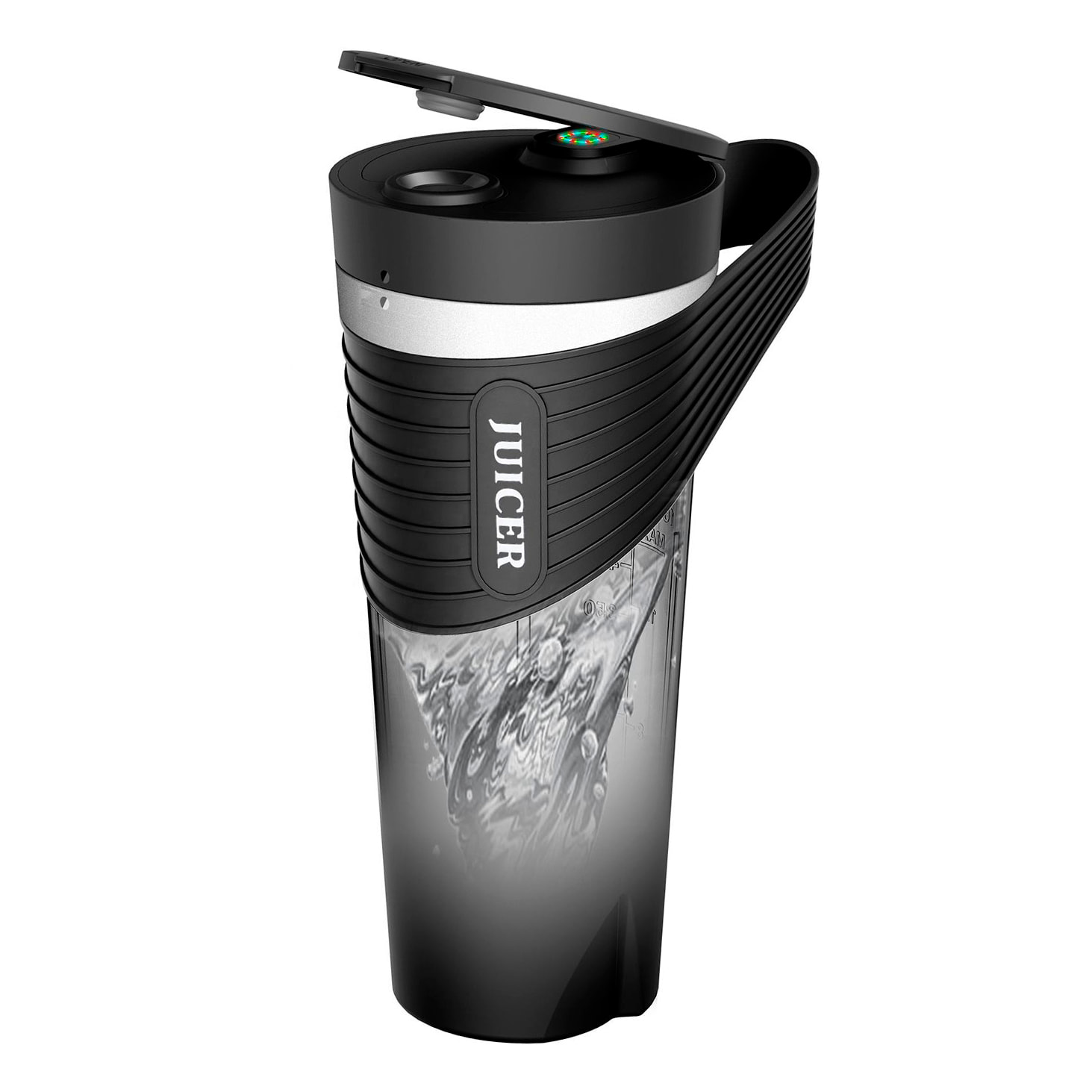 Batidora portátil HD-07 de 460 ml con potente motor de 240W, con batería recargable de 4000mAh.