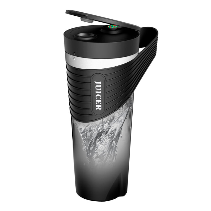 Batidora portátil HD-07 de 460 ml con potente motor de 240W, con batería recargable de 4000mAh.