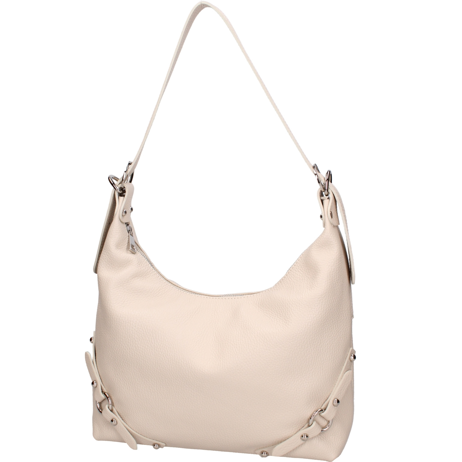 Borsa a spalla da donna In Vera pelle Made in Italy 30x30x9 cm