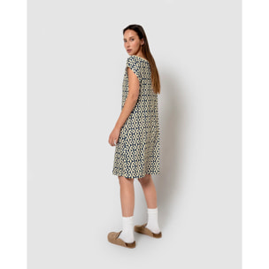 Vestido corto soft agra azul marino