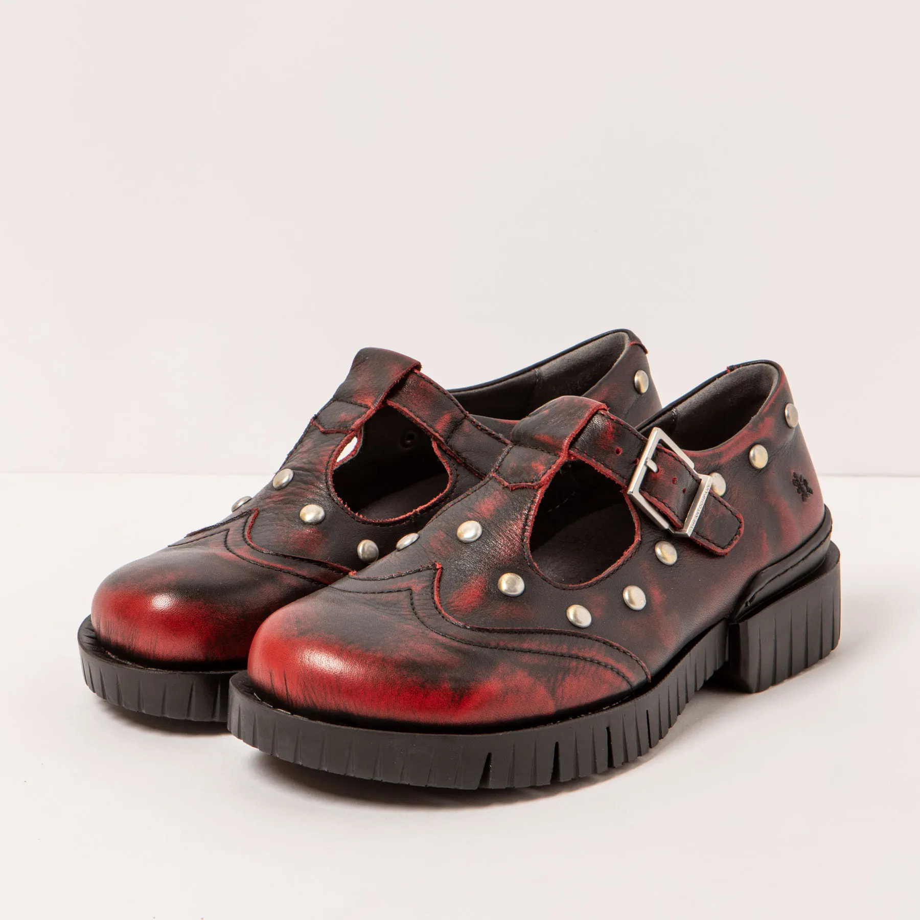 Zapatos 1834S ASPORT SCARLET /OXFORD color Scarlet