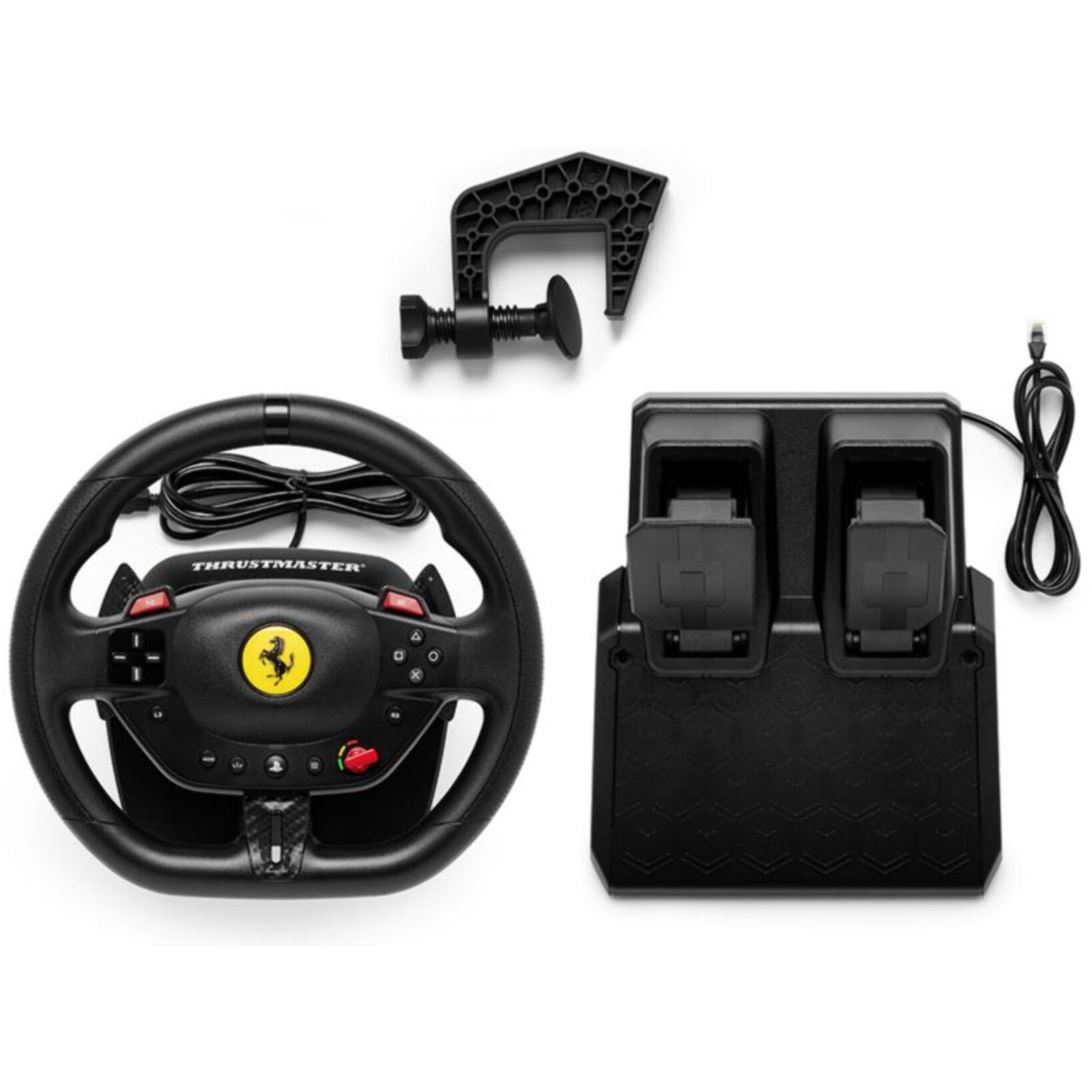 Volant + Pédalier THRUSTMASTER T98-P Ferrari 296 GTB Playstation