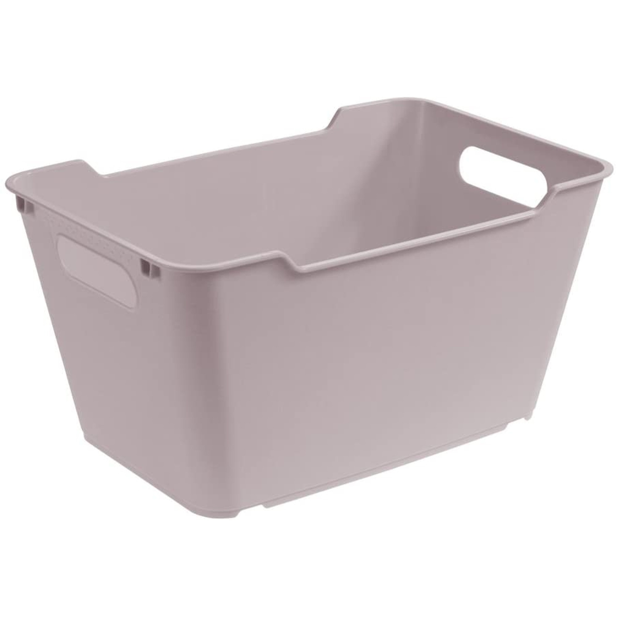 Caja de almacenaje de polipropileno 6l color gris