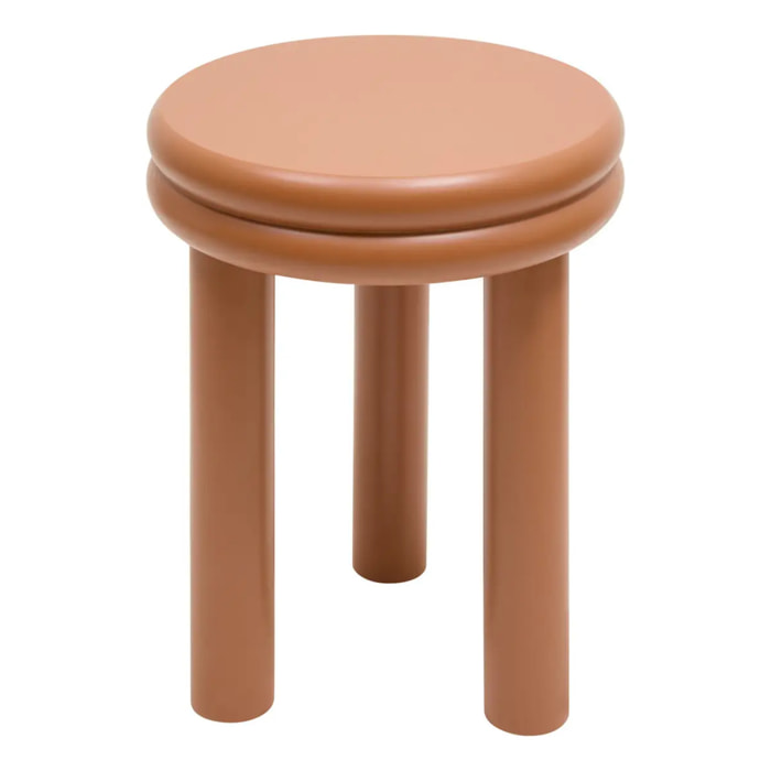 Table d'appoint Plump ronde D.40cm orange